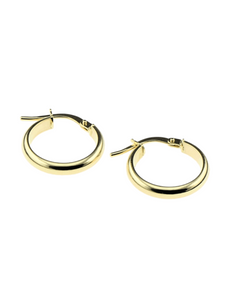 Petite Hoops Gold