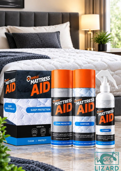XShield Mattress Aid Sleep Protection Kit – Stain Protector, Sanitiser & Cleaner