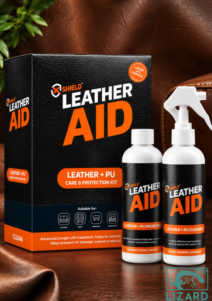 XShield Leather Aid – Leather + PU Care & Protection Kit