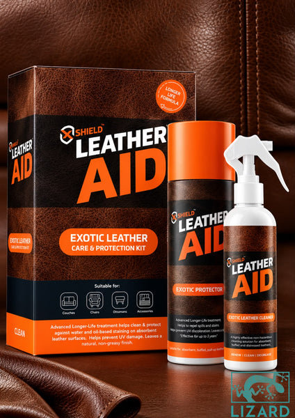 XShield Leather Aid – Exotic Leather Care & Protection Kit