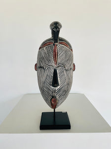 African Tribal Mask on Stand