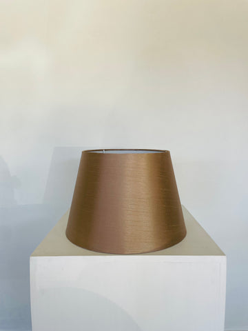 Polysilk Lamp shade Brown Shimmer