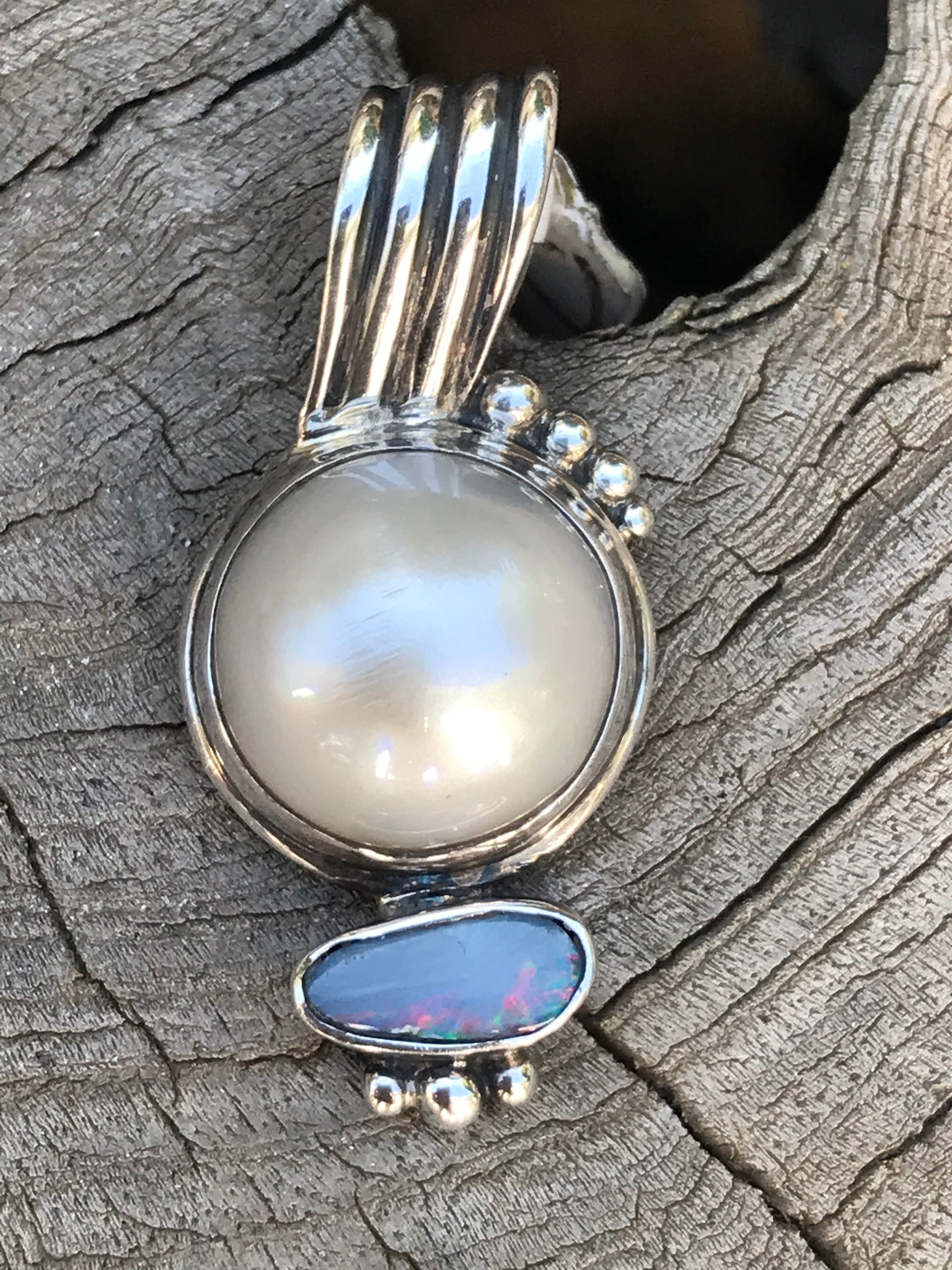 Pearl & Opal Pendant