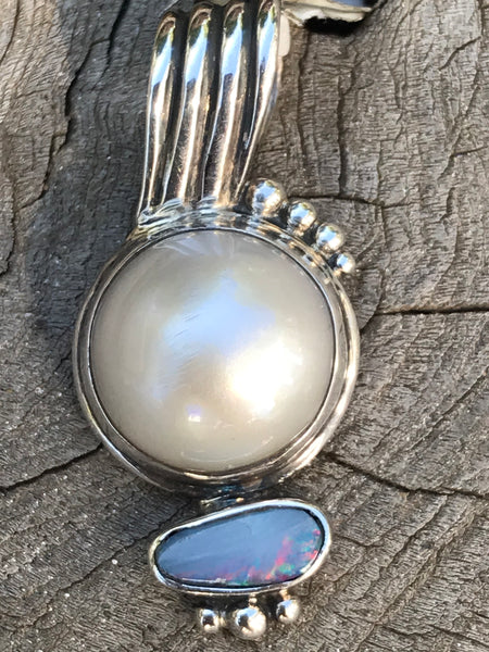 Pearl & Opal Pendant