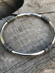 Outpost Silver Bangle