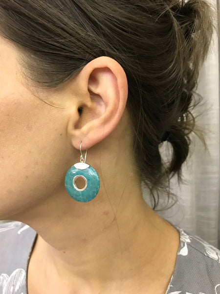 Turquoise Coral Earring