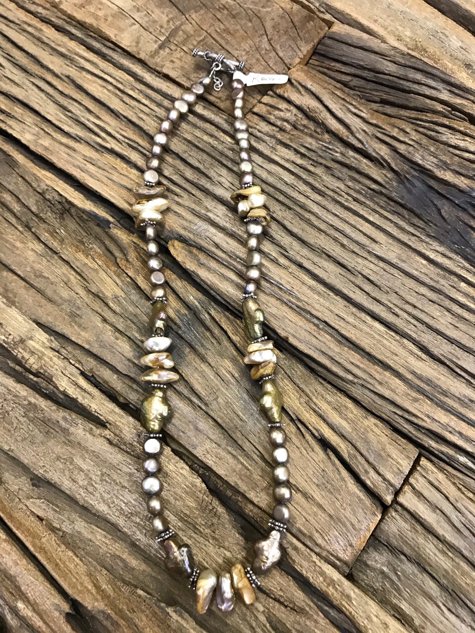 Pearl Necklace Copper
