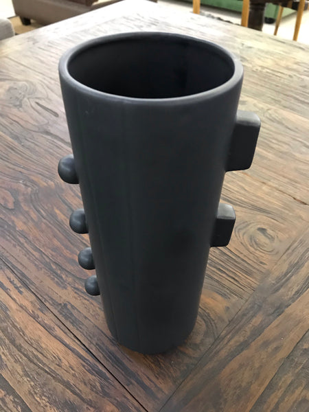 Modern Ceramic Black Vase