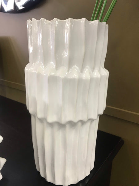 Ceramic White Vase