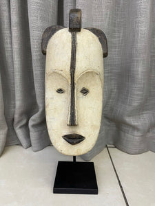 African Tribal Hand Carved Wood Mask