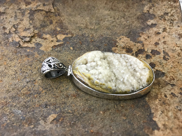 Natural Druzy Oval