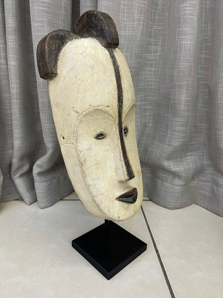 African Tribal Hand Carved Wood Mask