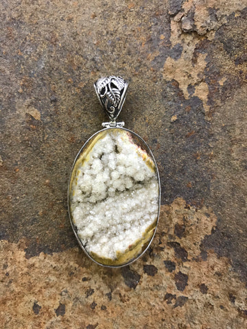 Natural Druzy Oval