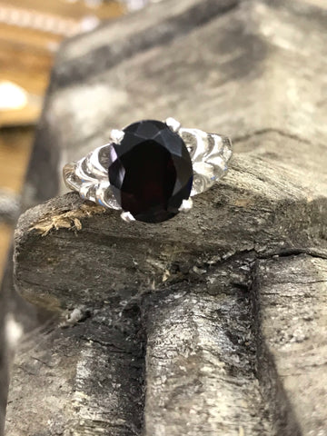 Garnet Ring Ribbon(Size N)