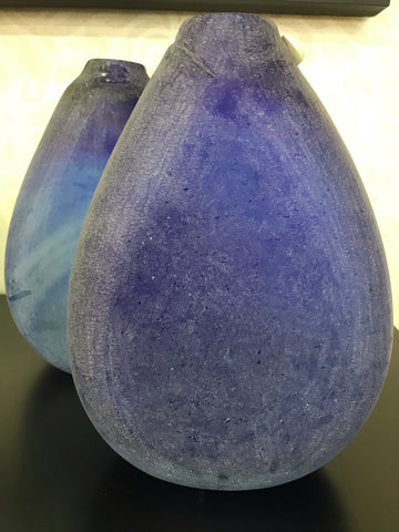 Handmade Blue Glass Vase