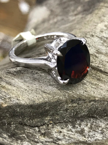 Garnet Ring (Size O)