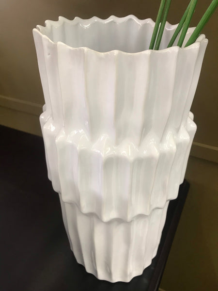 Ceramic White Vase